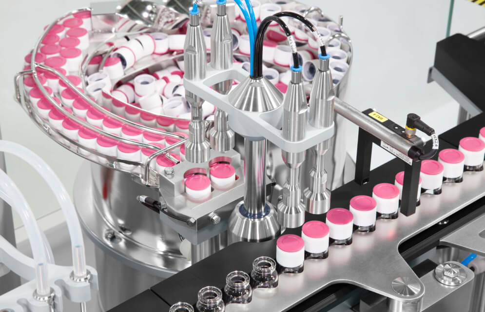 In-line automated capping